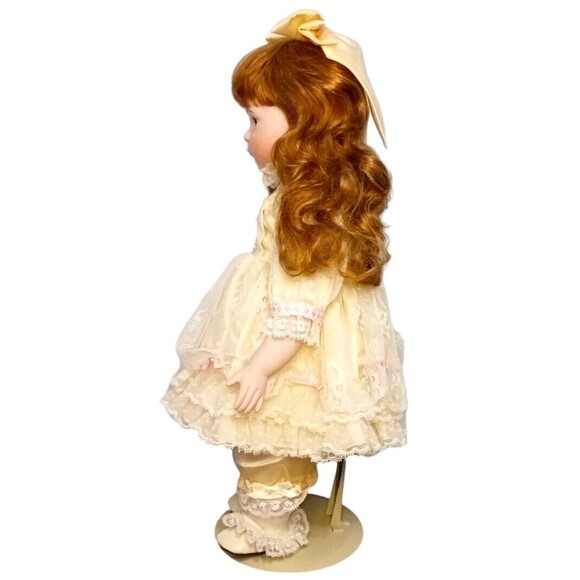 VTG Seymour Mann Connoisseur Collection 20" Porcelain Doll DONNA Victorian LTD E - Picture 5 of 10